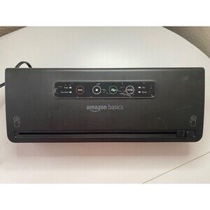 Amazon Basics Vacuum Seal Machine Black Dry Moist Food Saver